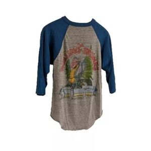 Ultra Rare Rolling Stones 1981 Tattoo You Stadium Tour Tee W/Journey & Thorogood